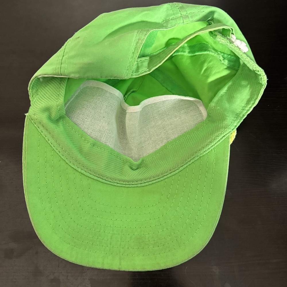 Tac Air Snapback Snap Back Sliding Clip Hat Cap * Neon Green Fort Smith Ar H001 - Picture 3 of 3